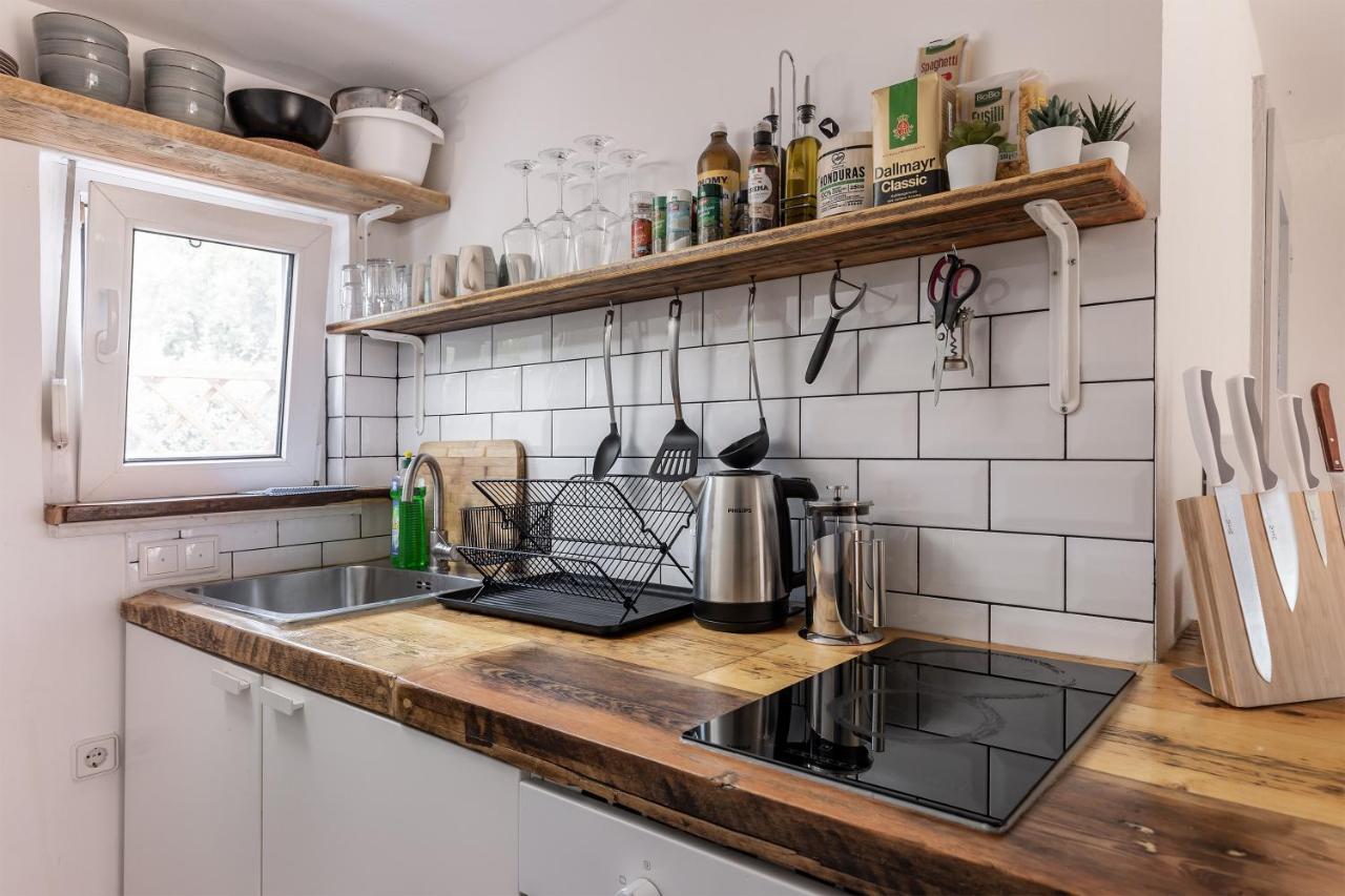 Gemutliches Tinyhouse Bungalow Mit Kamin & Sauna Am See Иоахимсталь Экстерьер фото